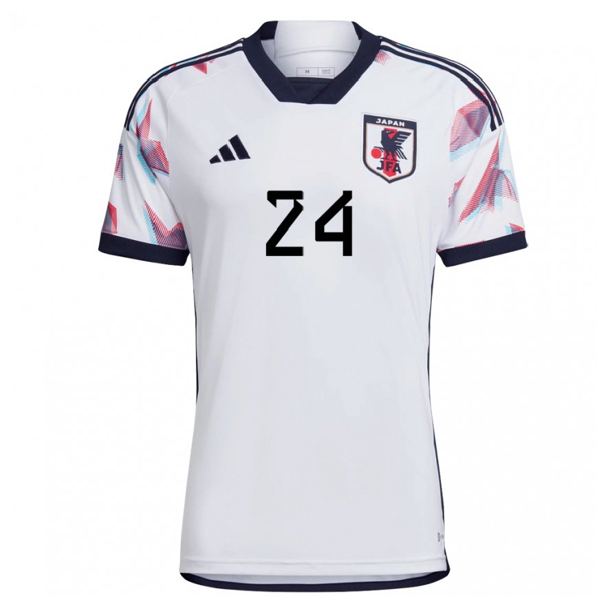 Niño Camiseta Japón Reo Hatate #24 Blanco 2ª Equipación 22-24 Argentina