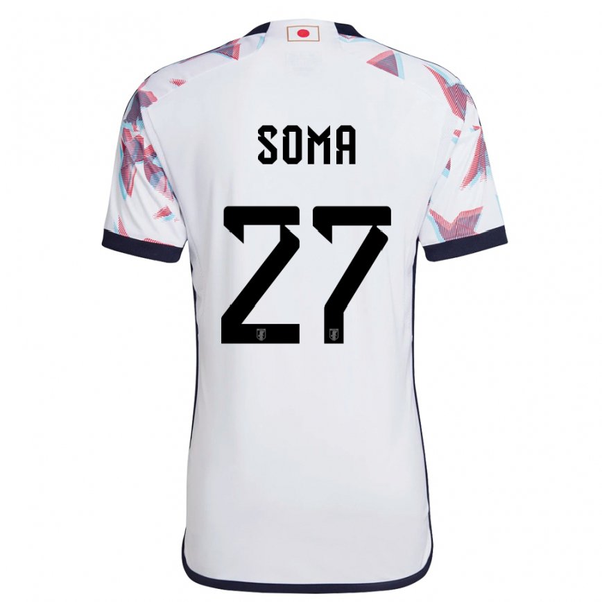 Niño Camiseta Japón Yuki Soma #27 Blanco 2ª Equipación 22-24 Argentina