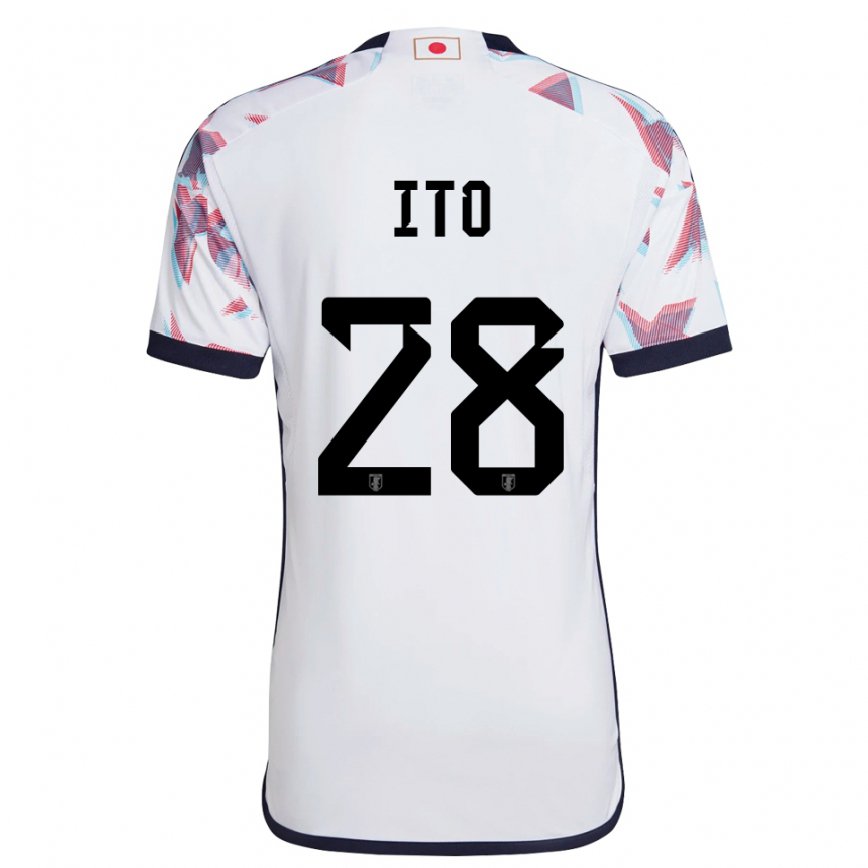 Niño Camiseta Japón Hiroki Ito #28 Blanco 2ª Equipación 22-24 Argentina