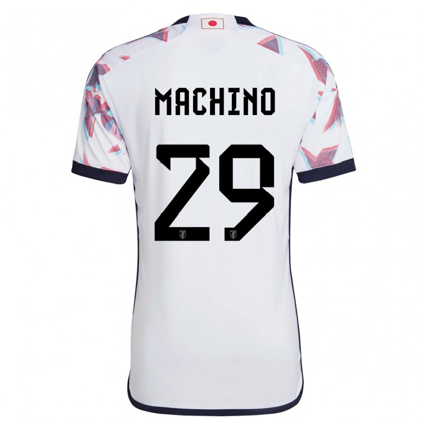 Niño Camiseta Japón Shuto Machino #29 Blanco 2ª Equipación 22-24 Argentina