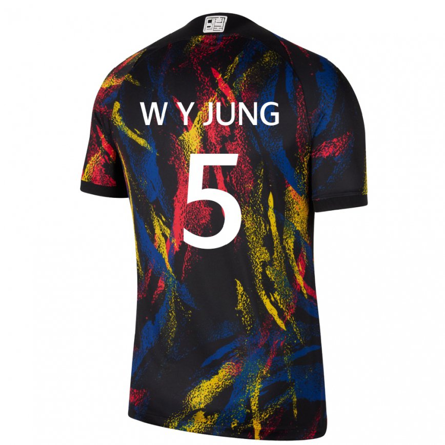 Niño Camiseta Corea Del Sur Woo-young Jung #5 Multicolores 2ª Equipación 22-24 Argentina