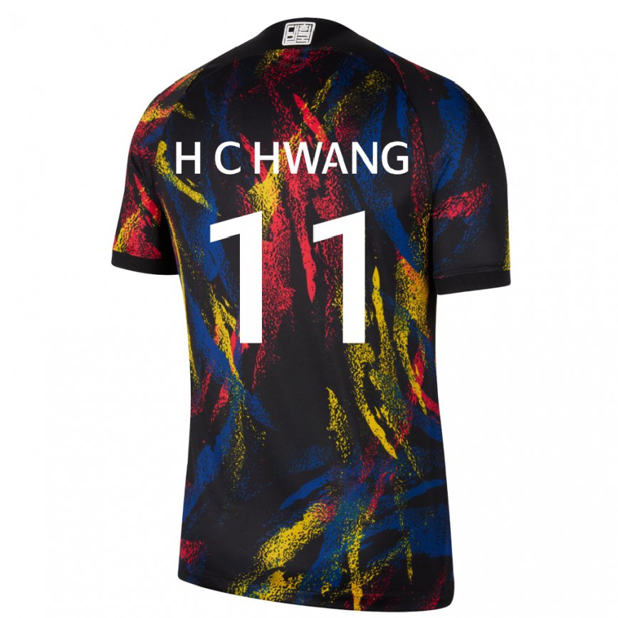 Niño Camiseta Corea Del Sur Hee-chan Hwang #11 Multicolores 2ª Equipación 22-24 Argentina