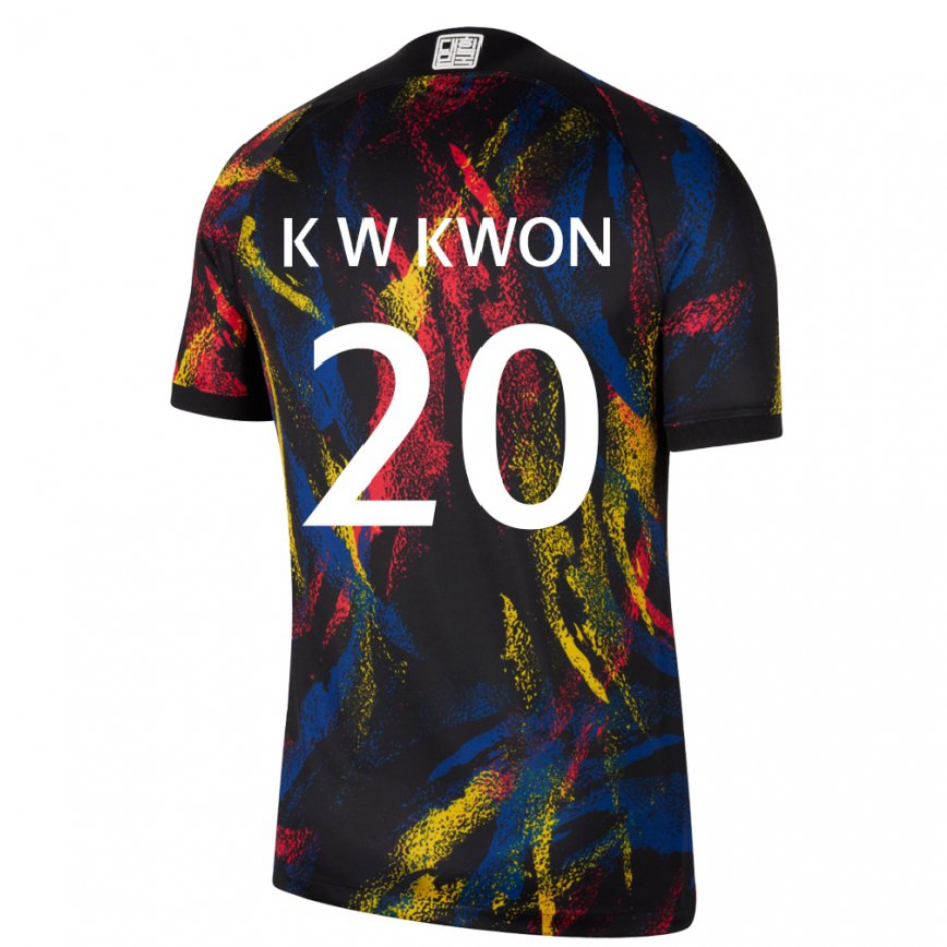 Niño Camiseta Corea Del Sur Kyung-won Kwon #20 Multicolores 2ª Equipación 22-24 Argentina