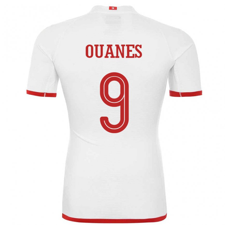 Niño Camiseta Túnez Mortadha Ben Ouanes #9 Blanco 2ª Equipación 22-24 Argentina