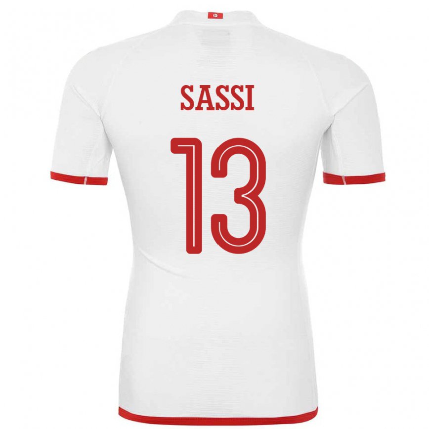 Niño Camiseta Túnez Ferjani Sassi #13 Blanco 2ª Equipación 22-24 Argentina