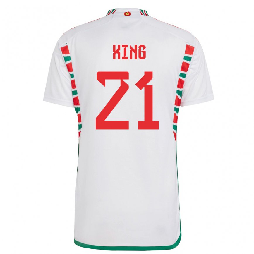 Niño Camiseta Gales Tom King #21 Blanco 2ª Equipación 22-24 Argentina