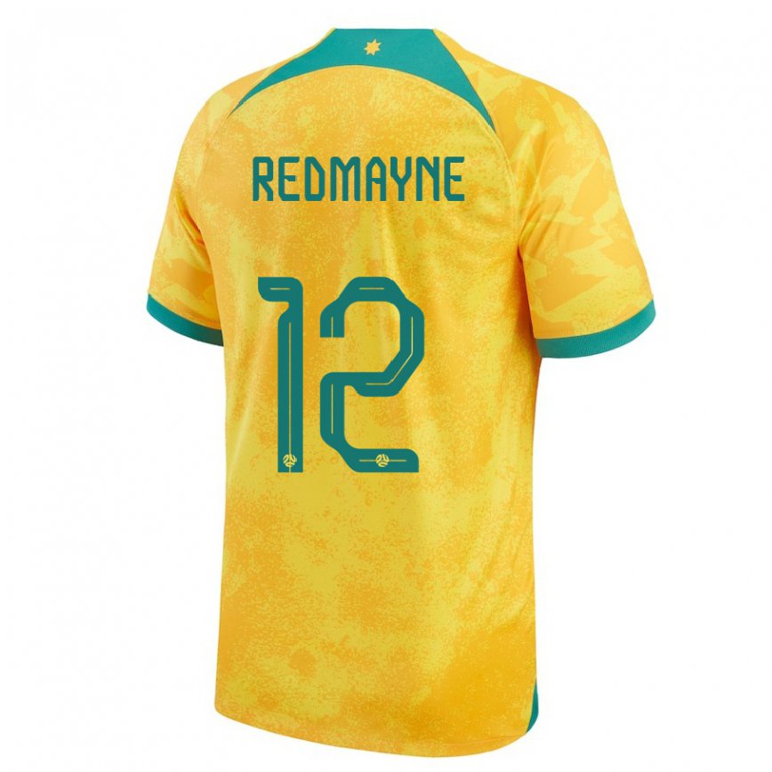 Hombre Camiseta Australia Andrew Redmayne #12 Dorado 1ª Equipación 22-24 Argentina