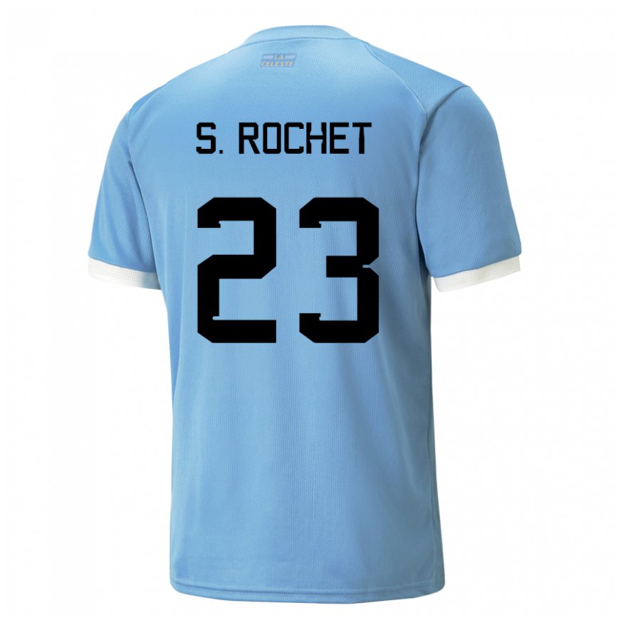 Hombre Camiseta Uruguay Sergio Rochet #23 Azul 1ª Equipación 22-24 Argentina