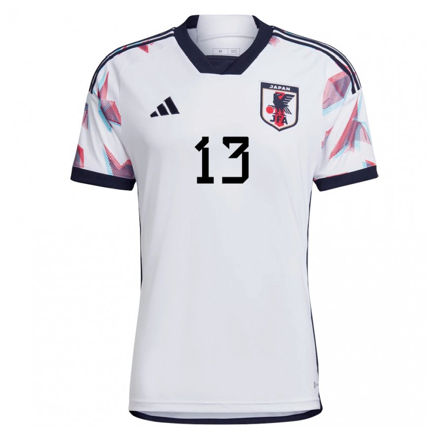 Hombre Camiseta Japón Hidemasa Morita #13 Blanco 2ª Equipación 22-24 Argentina