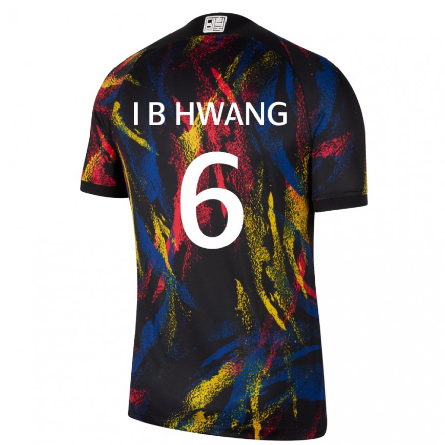 Hombre Camiseta Corea Del Sur In-beom Hwang #6 Multicolores 2ª Equipación 22-24 Argentina