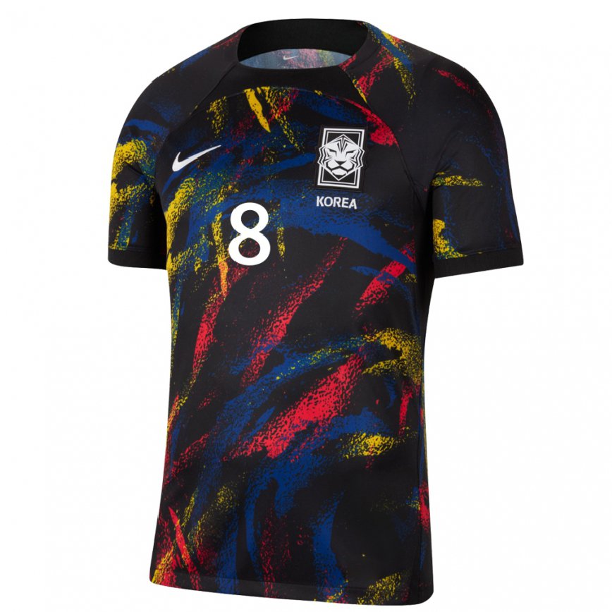 Hombre Camiseta Corea Del Sur Seung-ho Paik #8 Multicolores 2ª Equipación 22-24 Argentina