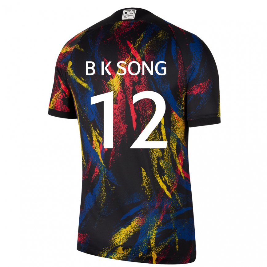 Hombre Camiseta Corea Del Sur Bum-keun Song #12 Multicolores 2ª Equipación 22-24 Argentina