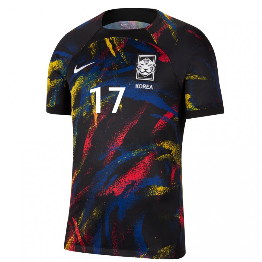 Hombre Camiseta Corea Del Sur Sang-ho Na #17 Multicolores 2ª Equipación 22-24 Argentina