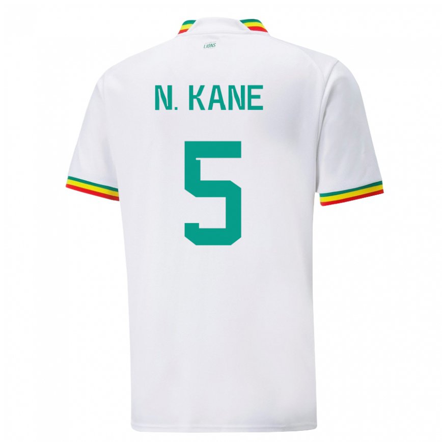 Niño Camiseta Senegal Ndeye Ndiaye Kane #5 Blanco 1ª Equipación 22-24 Argentina