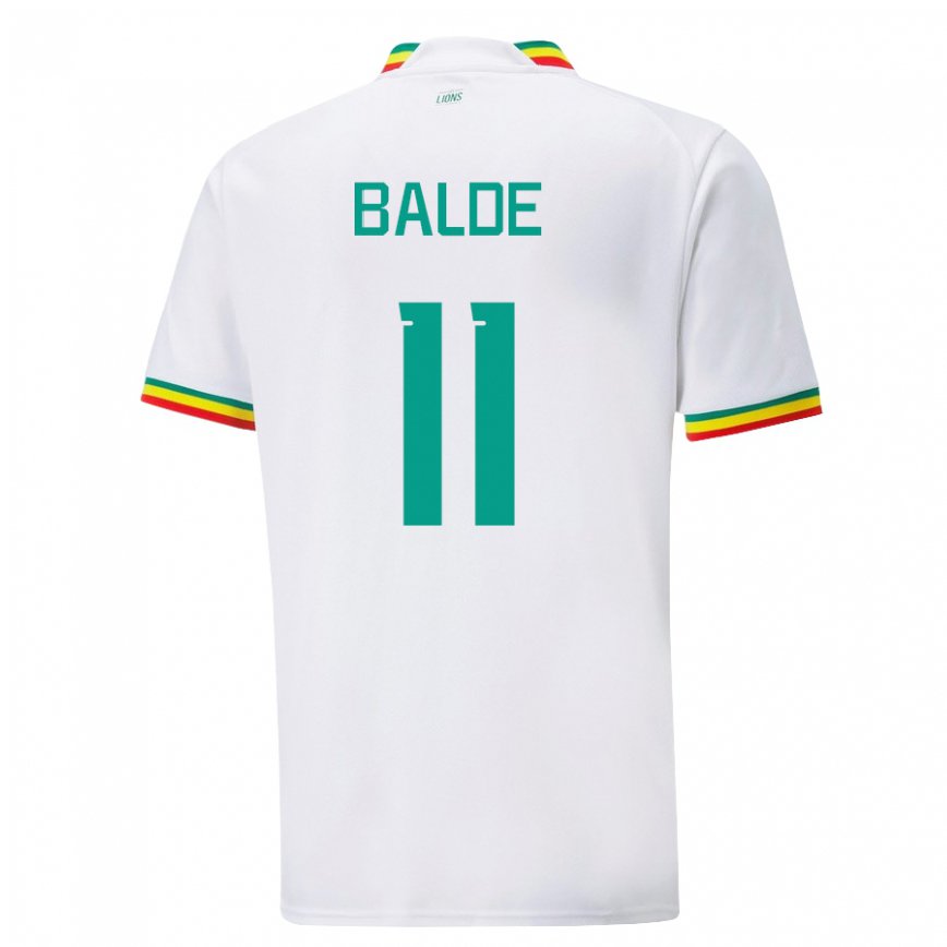 Niño Camiseta Senegal Haby Balde #11 Blanco 1ª Equipación 22-24 Argentina