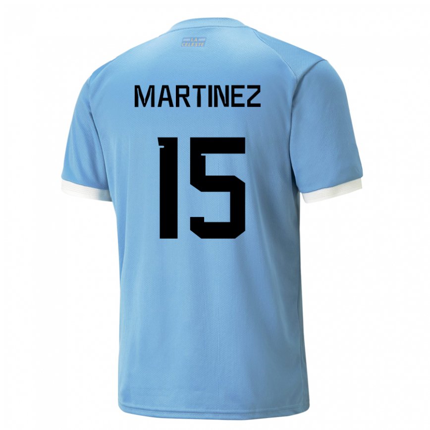 Niño Camiseta Uruguay Rocio Martinez #15 Azul 1ª Equipación 22-24 Argentina