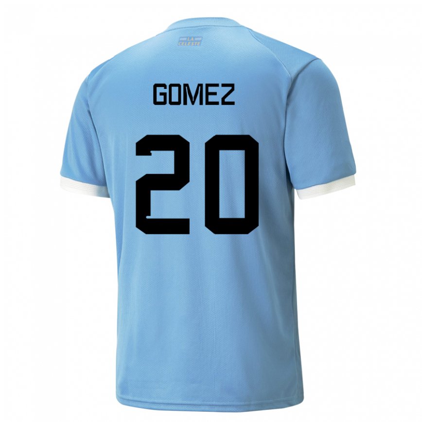 Niño Camiseta Uruguay Luciana Gomez #20 Azul 1ª Equipación 22-24 Argentina