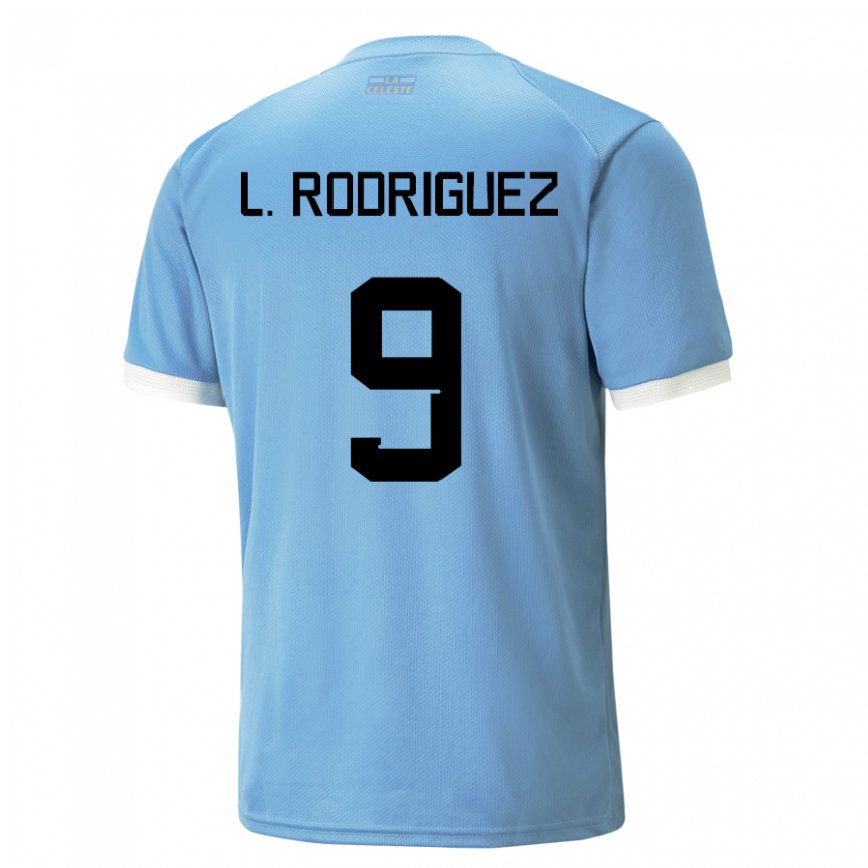 Niño Camiseta Uruguay Luciano Rodriguez #9 Azul 1ª Equipación 22-24 Argentina