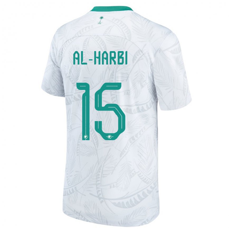 Niño Camiseta Arabia Saudita Mashael Al Harbi #15 Blanco 1ª Equipación 22-24 Argentina