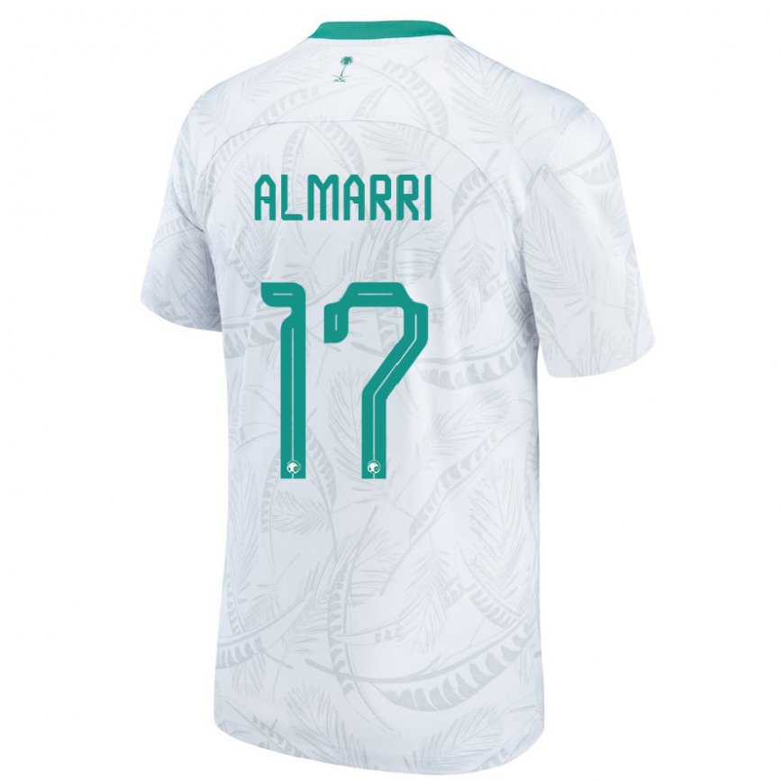 Niño Camiseta Arabia Saudita Mohammed Almarri #17 Blanco 1ª Equipación 22-24 Argentina