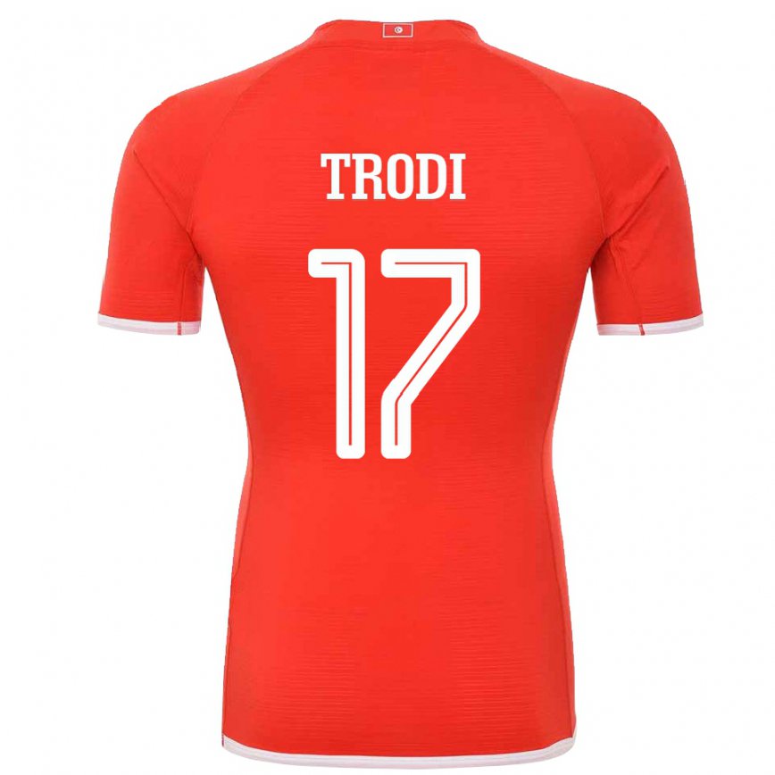 Niño Camiseta Túnez Imen Trodi #17 Rojo 1ª Equipación 22-24 Argentina