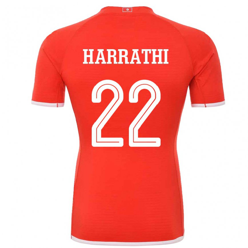 Niño Camiseta Túnez Najla Harrathi #22 Rojo 1ª Equipación 22-24 Argentina