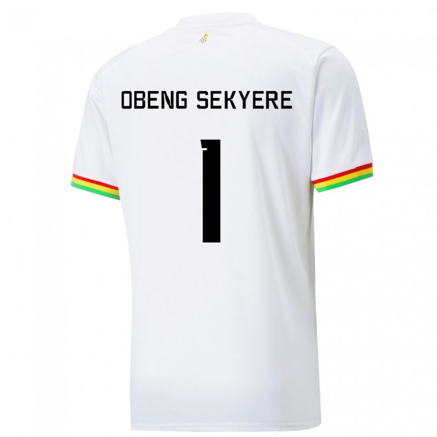 Niño Camiseta Ghana Gregory Obeng Sekyere #1 Blanco 1ª Equipación 22-24 Argentina