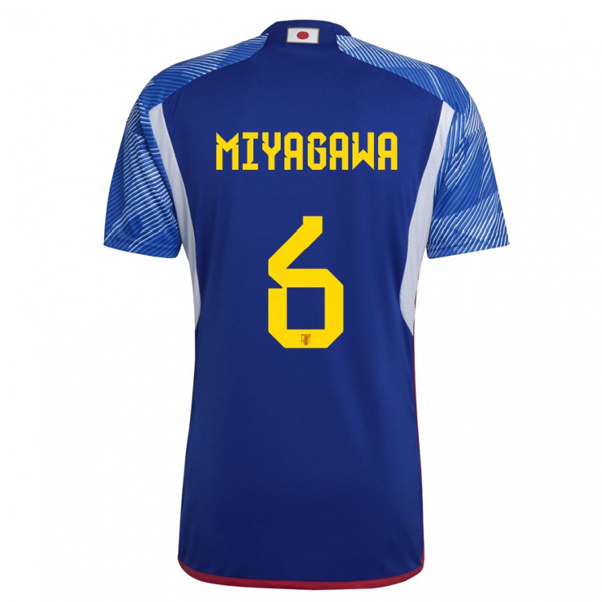 Niño Camiseta Japón Asato Miyagawa #6 Azul Real 1ª Equipación 22-24 Argentina