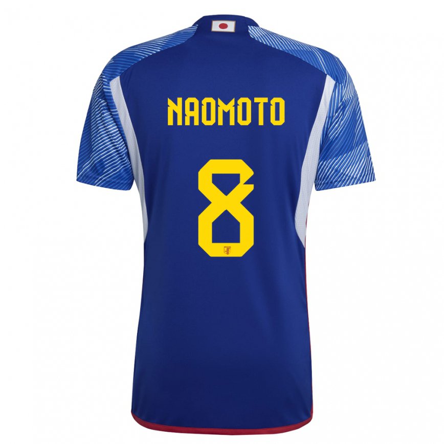 Niño Camiseta Japón Hikaru Naomoto #8 Azul Real 1ª Equipación 22-24 Argentina