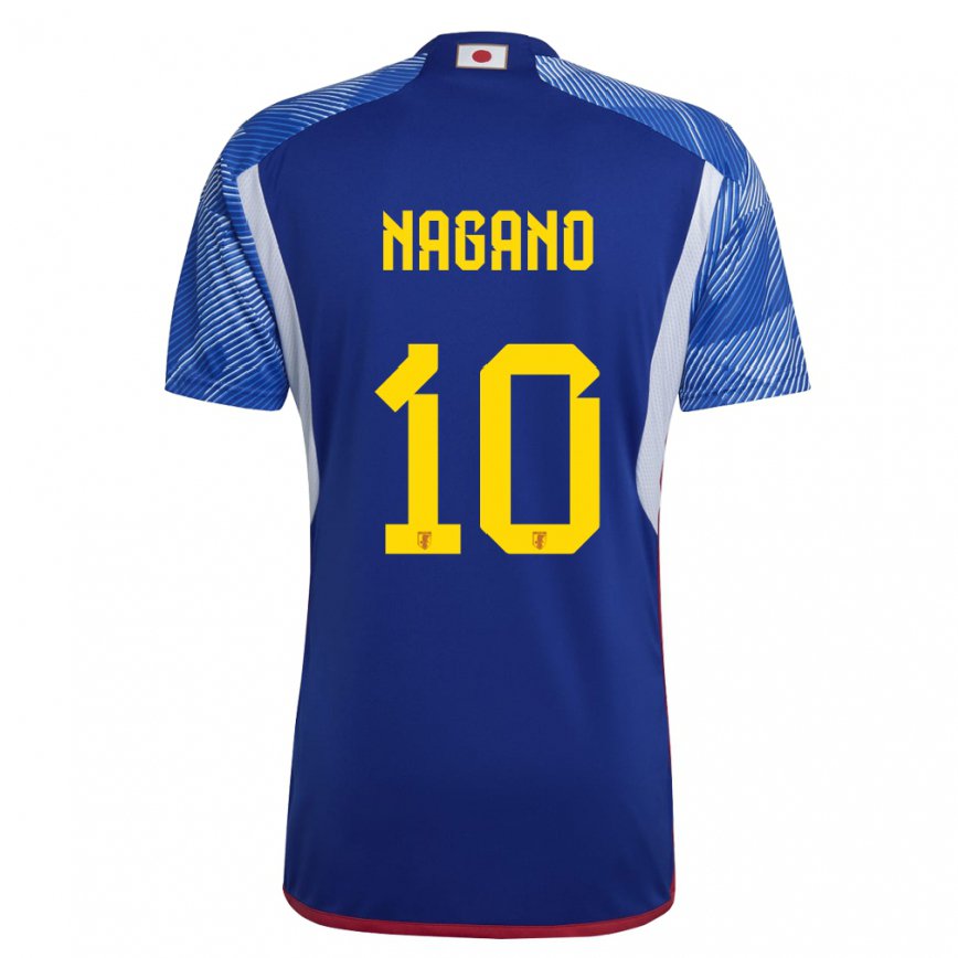 Niño Camiseta Japón Fuka Nagano #10 Azul Real 1ª Equipación 22-24 Argentina