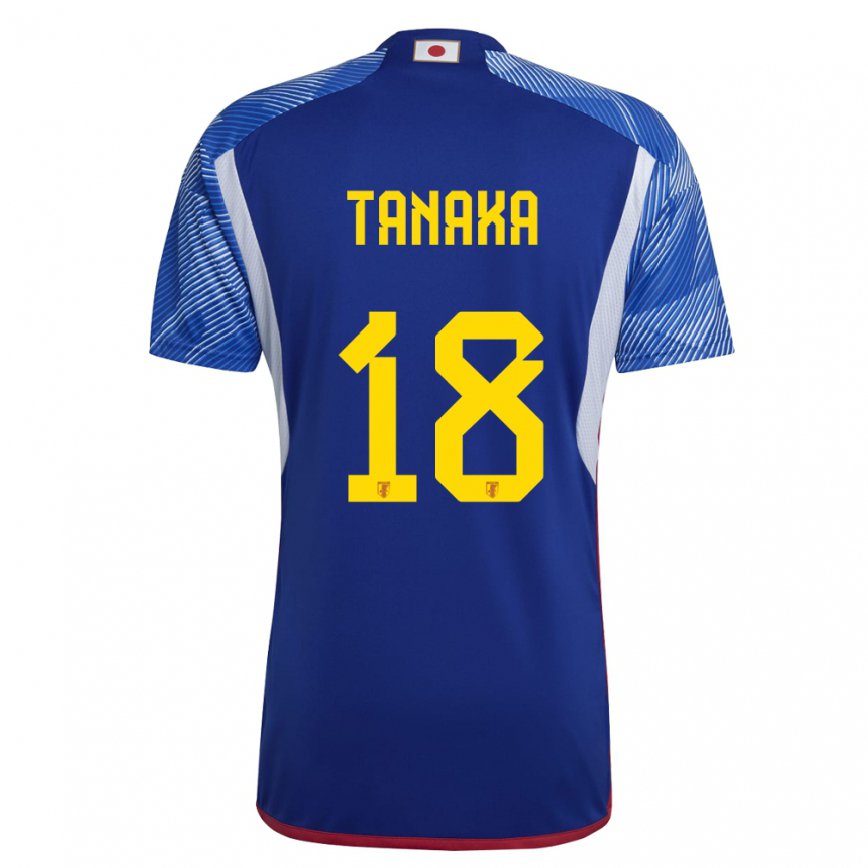 Niño Camiseta Japón Momoko Tanaka #18 Azul Real 1ª Equipación 22-24 Argentina