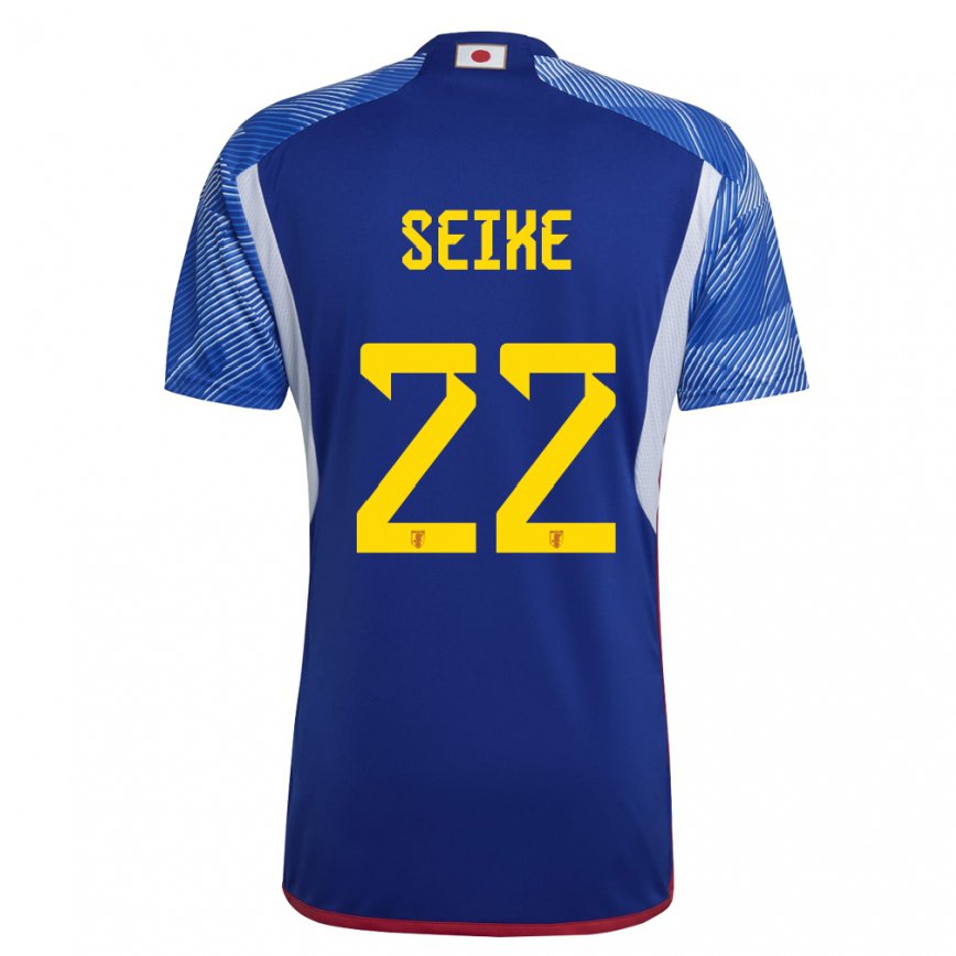 Niño Camiseta Japón Kiko Seike #22 Azul Real 1ª Equipación 22-24 Argentina