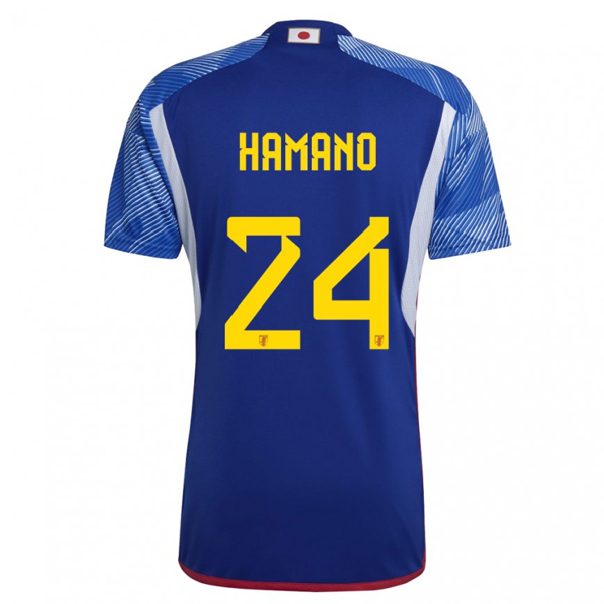 Niño Camiseta Japón Maika Hamano #24 Azul Real 1ª Equipación 22-24 Argentina