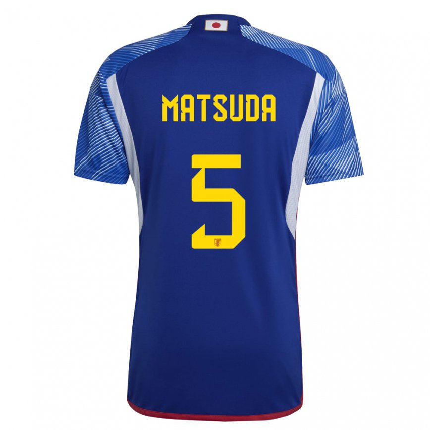 Niño Camiseta Japón Hayate Matsuda #5 Azul Real 1ª Equipación 22-24 Argentina