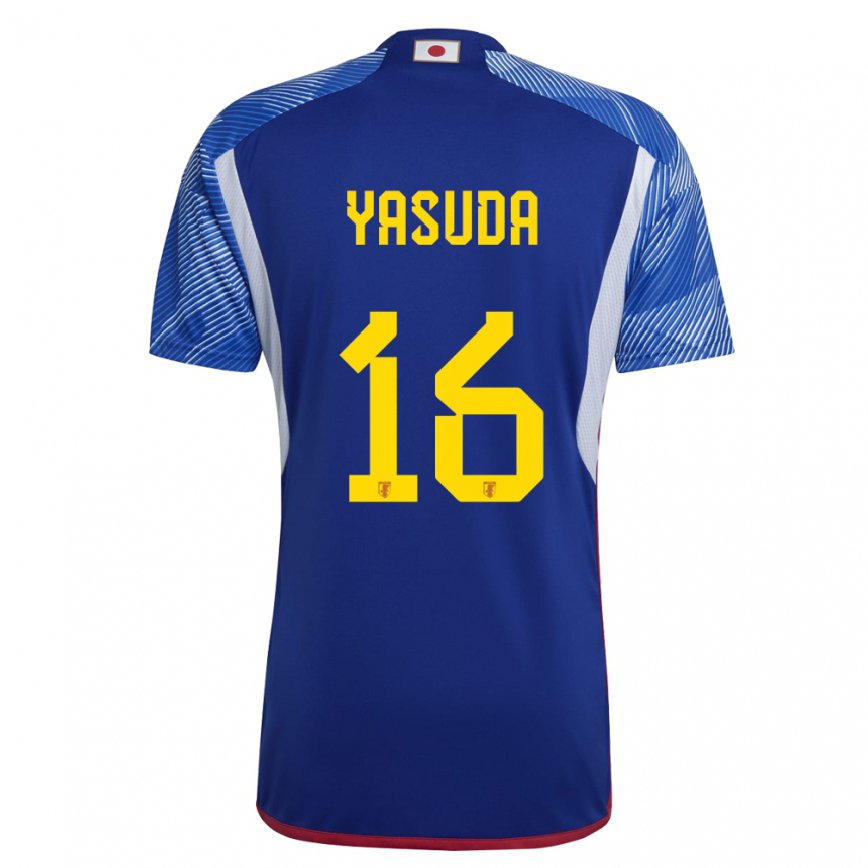 Niño Camiseta Japón Kenshin Yasuda #16 Azul Real 1ª Equipación 22-24 Argentina