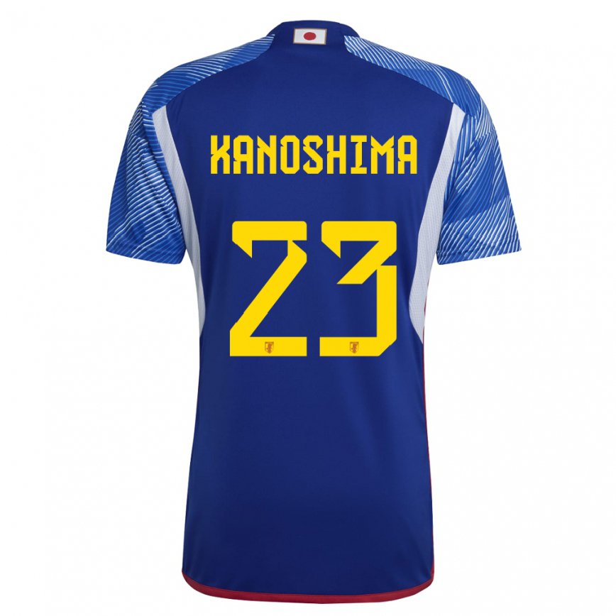 Niño Camiseta Japón Yu Kanoshima #23 Azul Real 1ª Equipación 22-24 Argentina