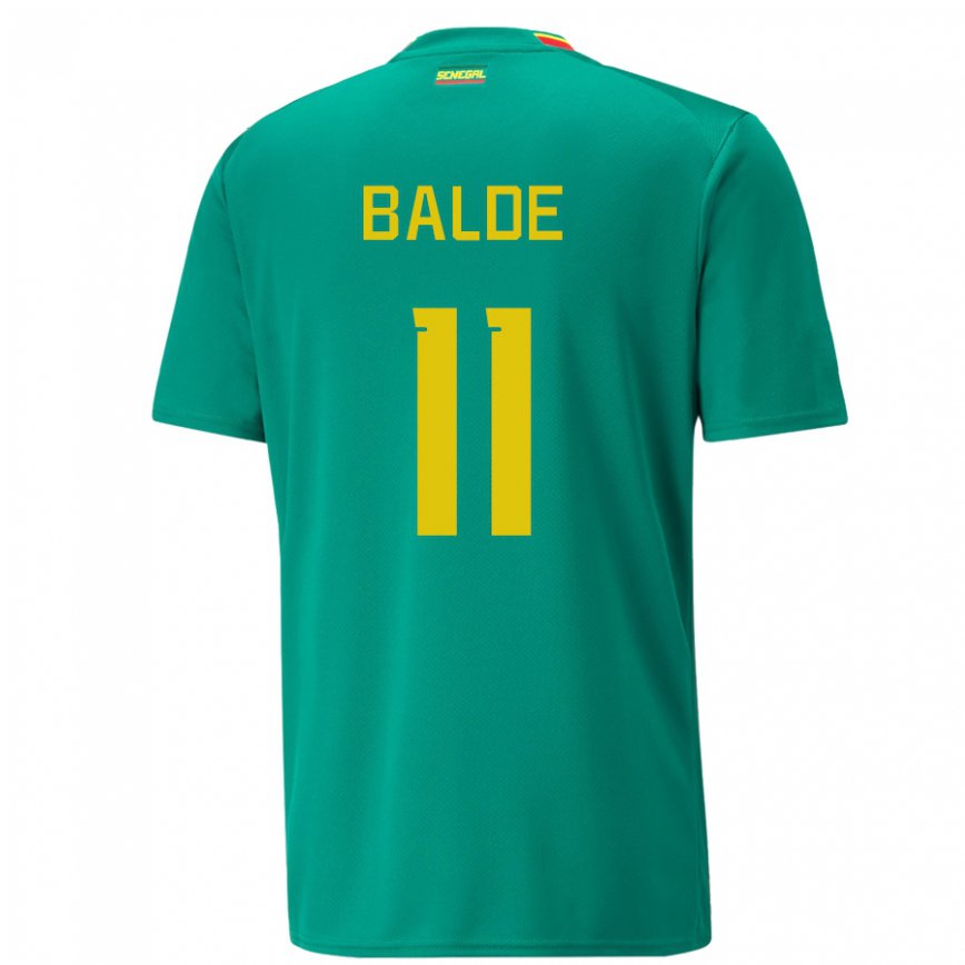 Niño Camiseta Senegal Haby Balde #11 Verde 2ª Equipación 22-24 Argentina