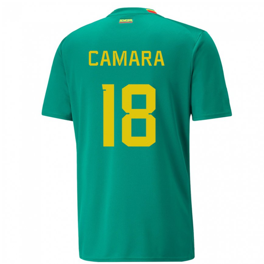 Niño Camiseta Senegal Meta Camara #18 Verde 2ª Equipación 22-24 Argentina