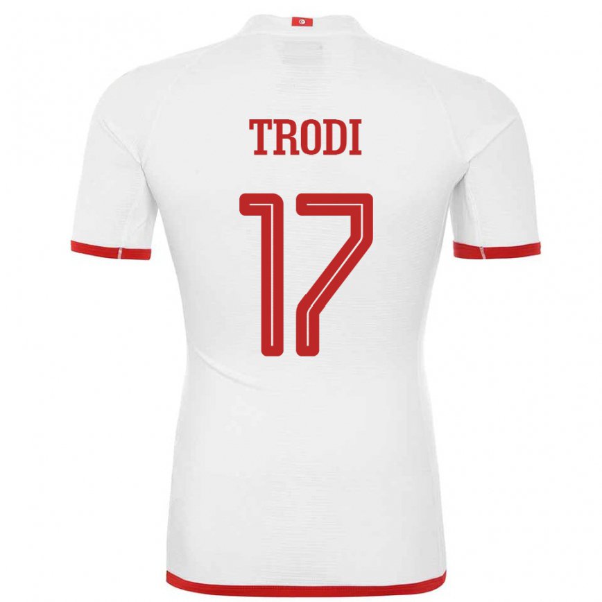 Niño Camiseta Túnez Imen Trodi #17 Blanco 2ª Equipación 22-24 Argentina