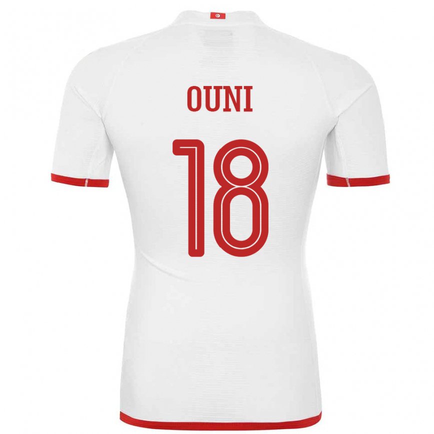 Niño Camiseta Túnez Samia Ouni #18 Blanco 2ª Equipación 22-24 Argentina