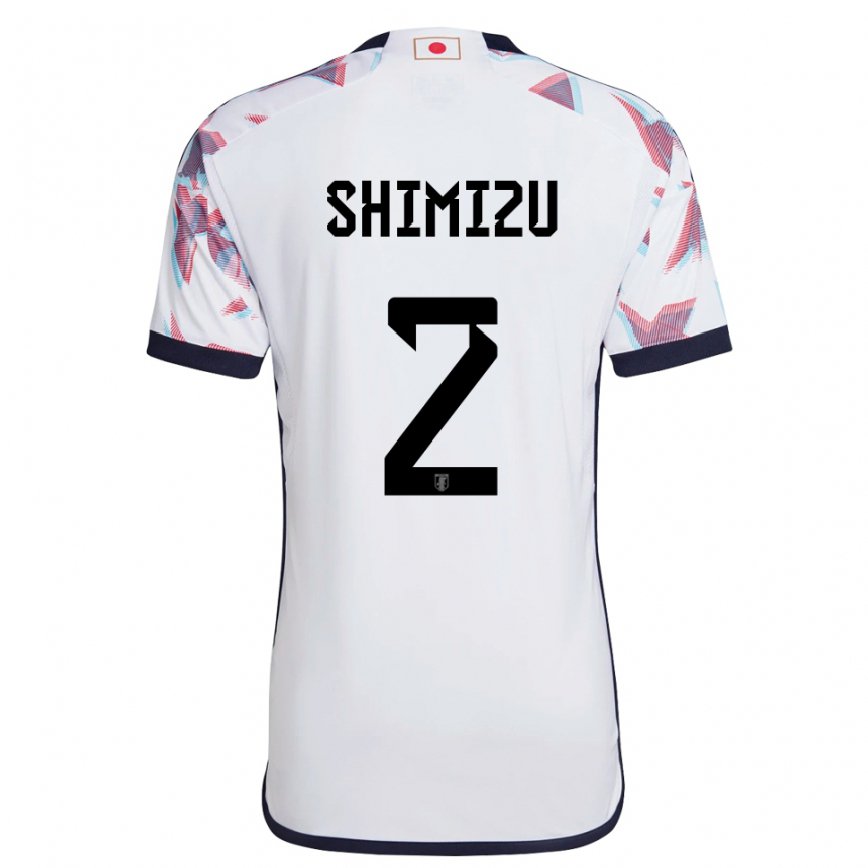 Niño Camiseta Japón Risa Shimizu #2 Blanco 2ª Equipación 22-24 Argentina