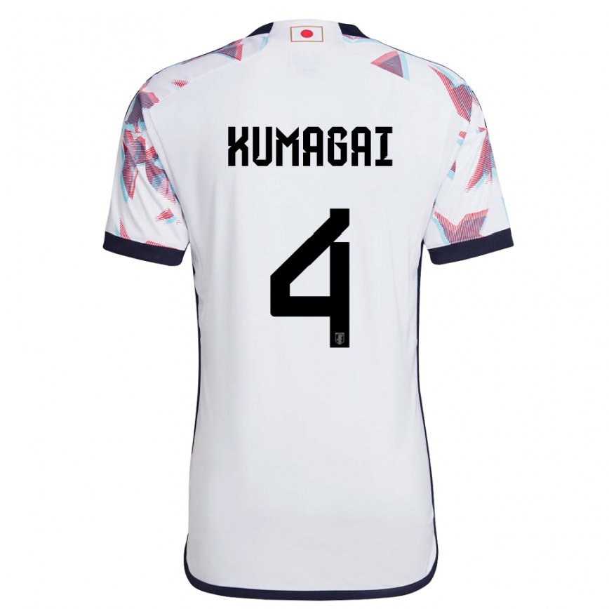 Niño Camiseta Japón Saki Kumagai #4 Blanco 2ª Equipación 22-24 Argentina