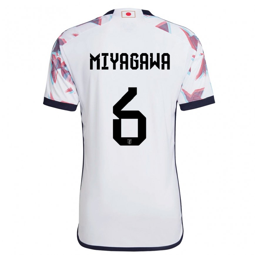 Niño Camiseta Japón Asato Miyagawa #6 Blanco 2ª Equipación 22-24 Argentina