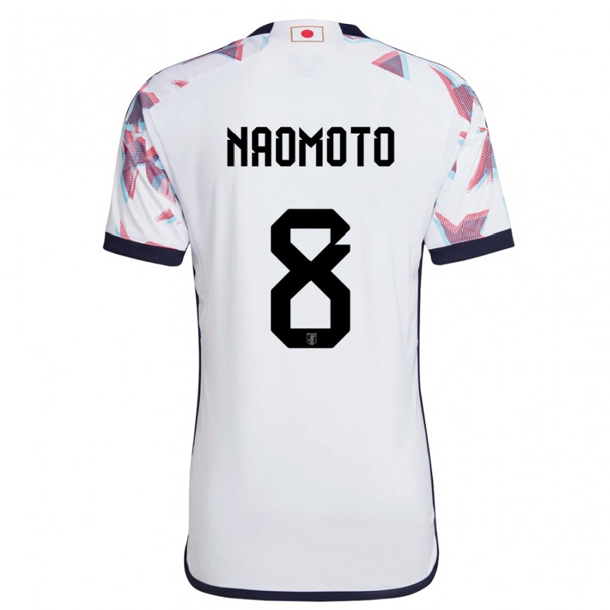 Niño Camiseta Japón Hikaru Naomoto #8 Blanco 2ª Equipación 22-24 Argentina