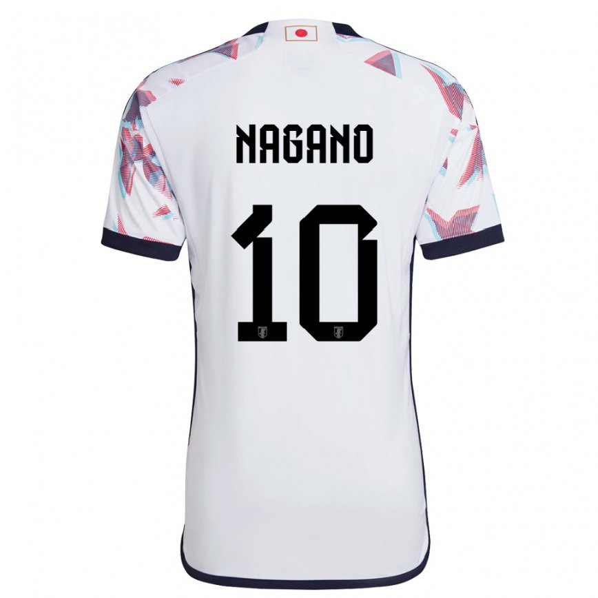 Niño Camiseta Japón Fuka Nagano #10 Blanco 2ª Equipación 22-24 Argentina