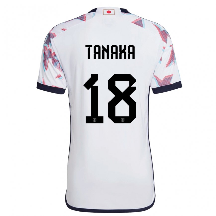 Niño Camiseta Japón Momoko Tanaka #18 Blanco 2ª Equipación 22-24 Argentina