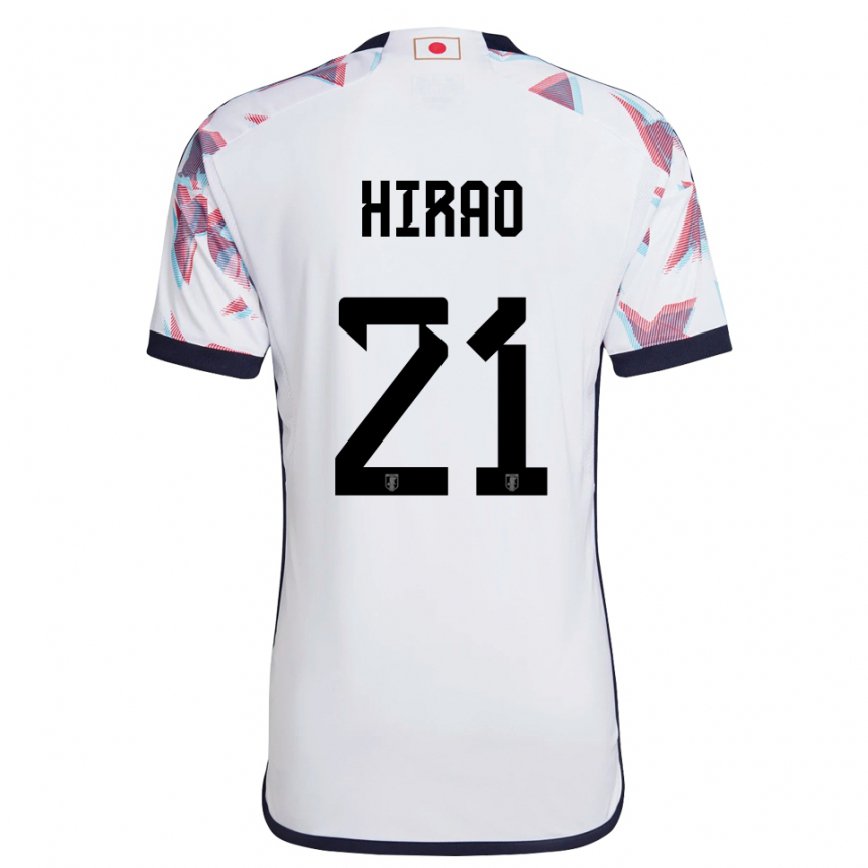 Niño Camiseta Japón Chika Hirao #21 Blanco 2ª Equipación 22-24 Argentina