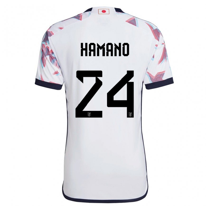 Niño Camiseta Japón Maika Hamano #24 Blanco 2ª Equipación 22-24 Argentina