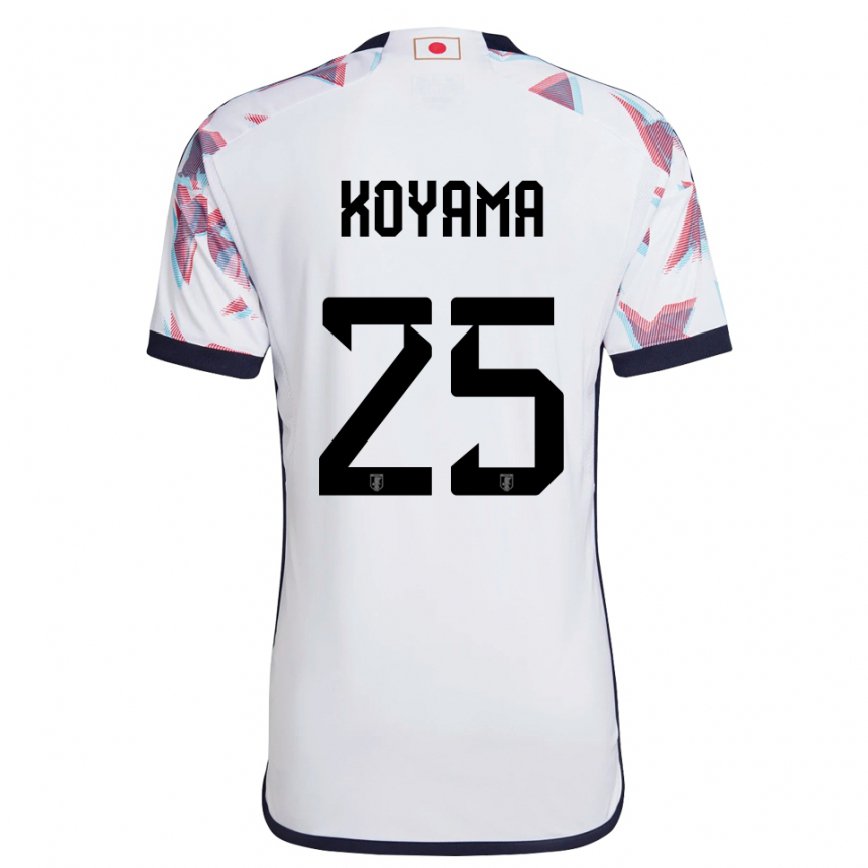 Niño Camiseta Japón Shinomi Koyama #25 Blanco 2ª Equipación 22-24 Argentina