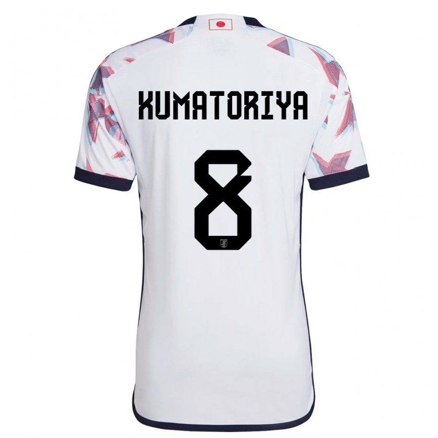 Niño Camiseta Japón Issei Kumatoriya #8 Blanco 2ª Equipación 22-24 Argentina